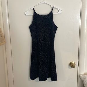 Vintage Purple sparkly velvet dress